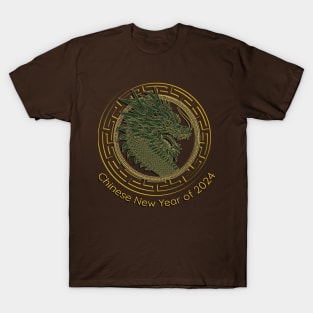 Chinese New Year of Wood Dragon 2024 T-Shirt